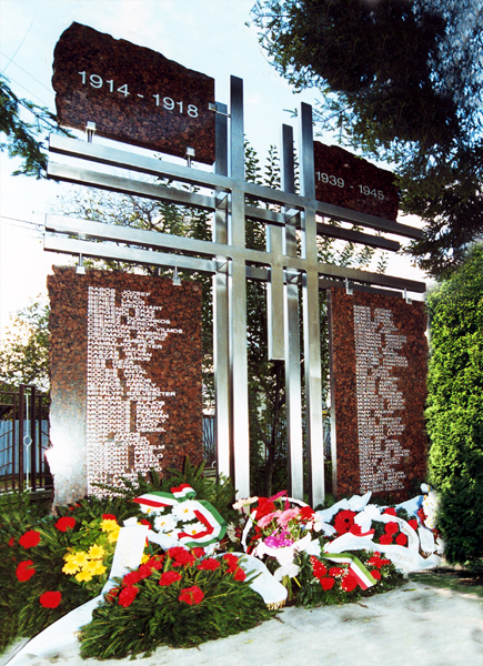 Memorial to the fallen in the WWI and WWII - Kráľová nad Váhom